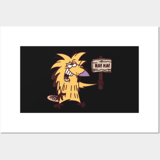 Angry Beavers Norbert Beaver Ha Ha Posters and Art